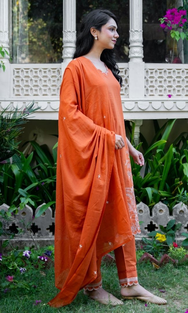 Mud Orange Suit Set