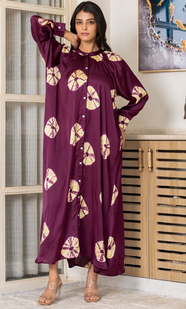 Dream of Dusk Shibori Dress