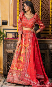 Yesha Pink Lehenga Set