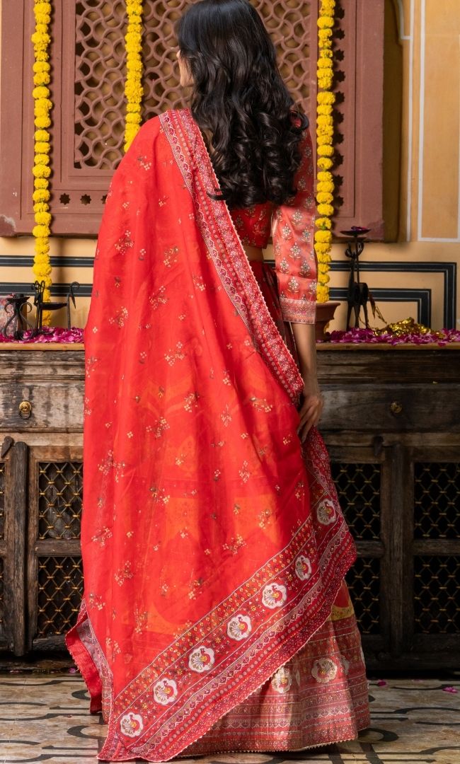 Yesha Pink Lehenga Set