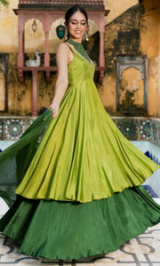 Mehreen Green Suit Set