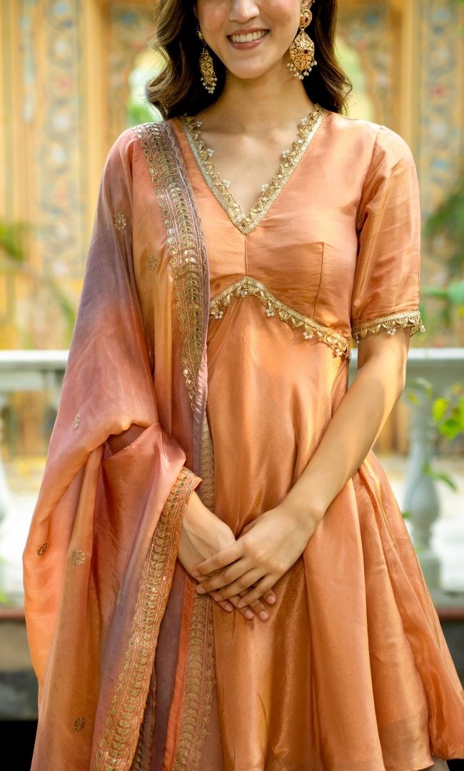 Riha Tissue Sharara Set