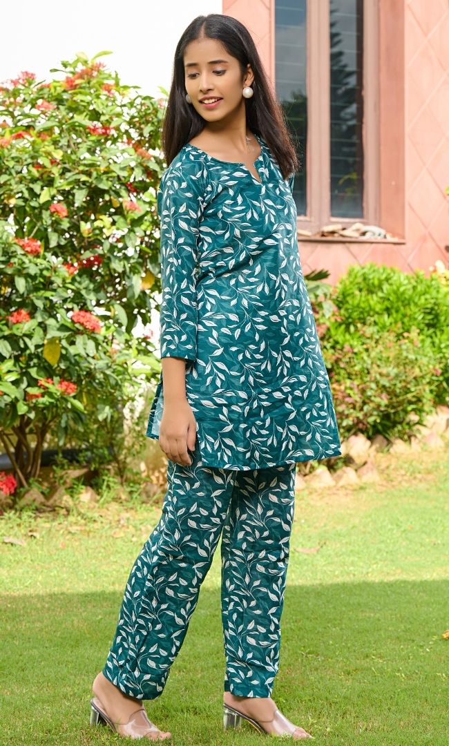 Forest Green Rozana Set