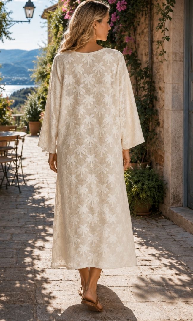 The Ivory Palm Cover up