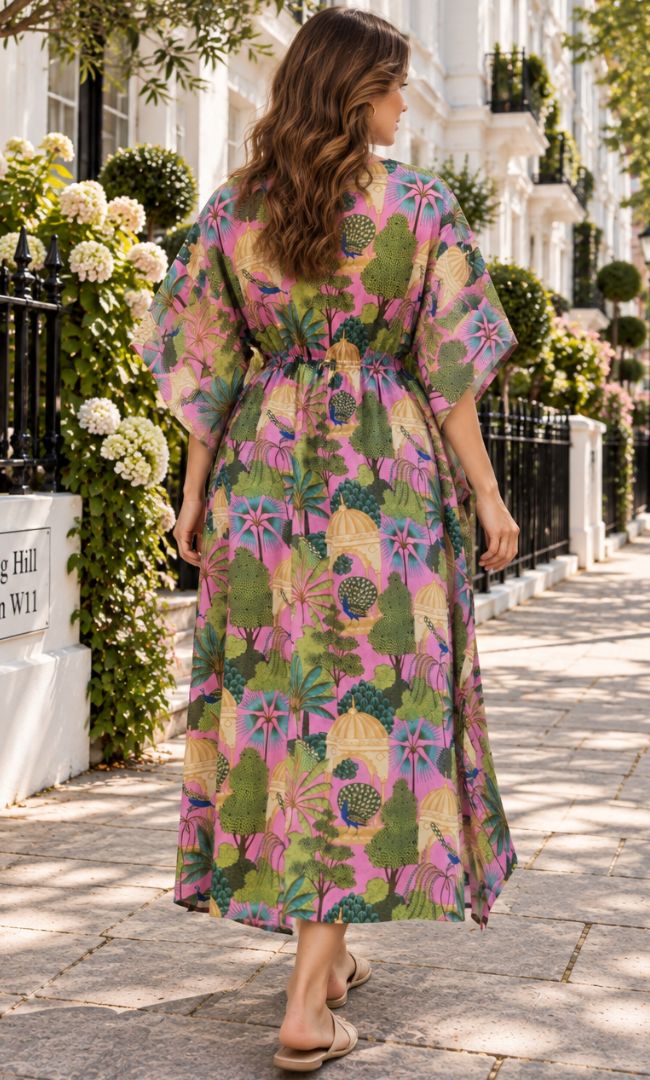 Botanical Paradise Midi Dress