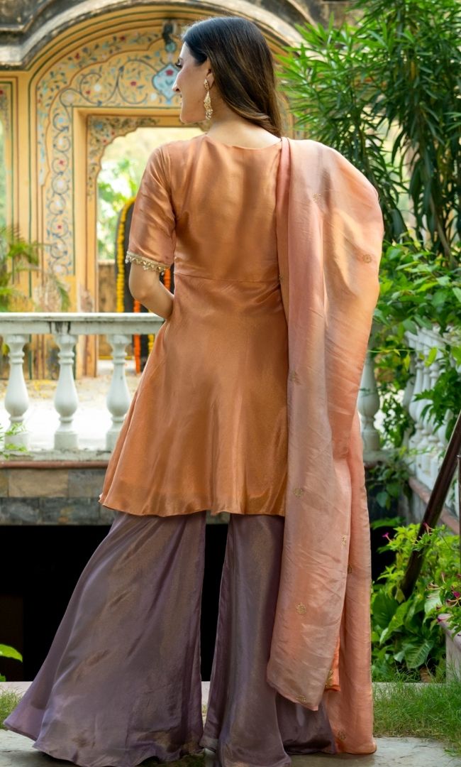 Riha Tissue Sharara Set