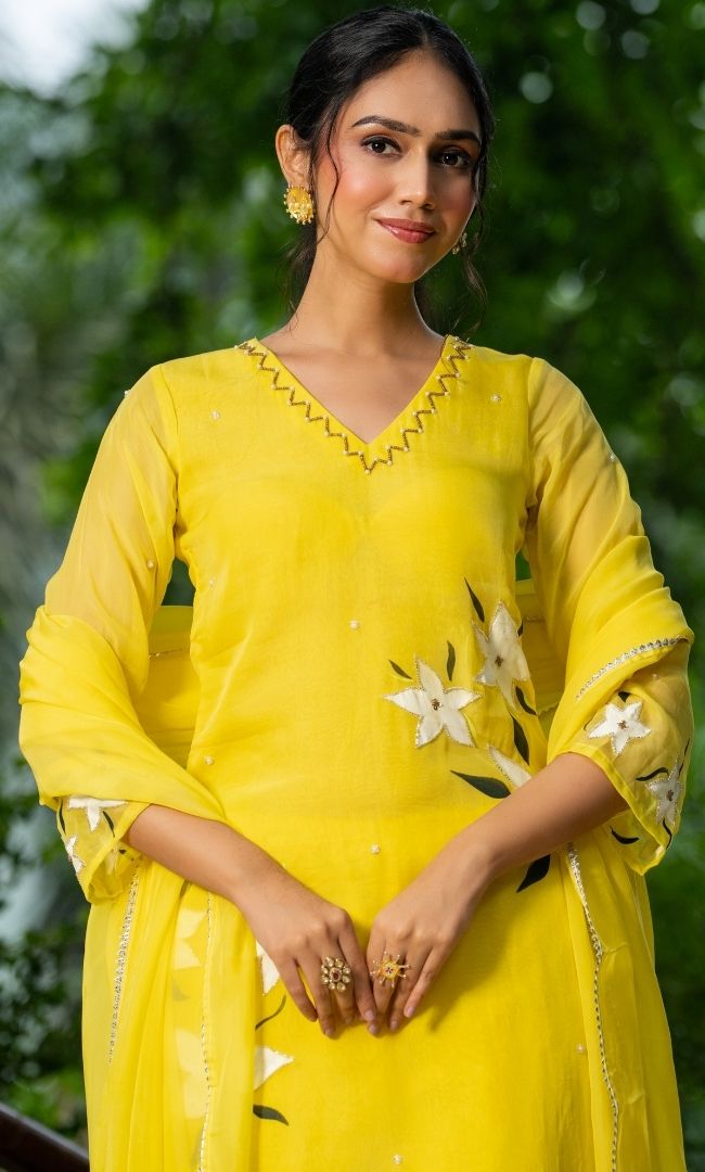 Solya Handpainted Suit Set