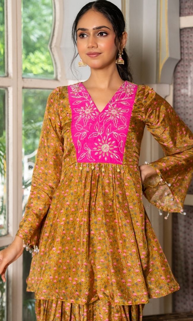 Zest Floral Patiala Set