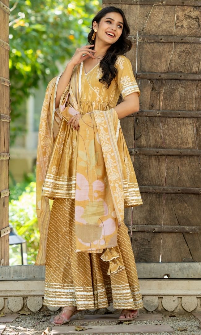 Sunheri Blossom Sharara Set