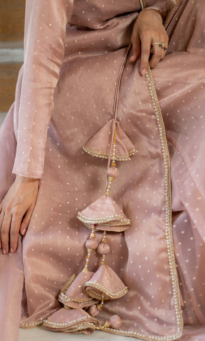 Pihu Pink Angrakha Set