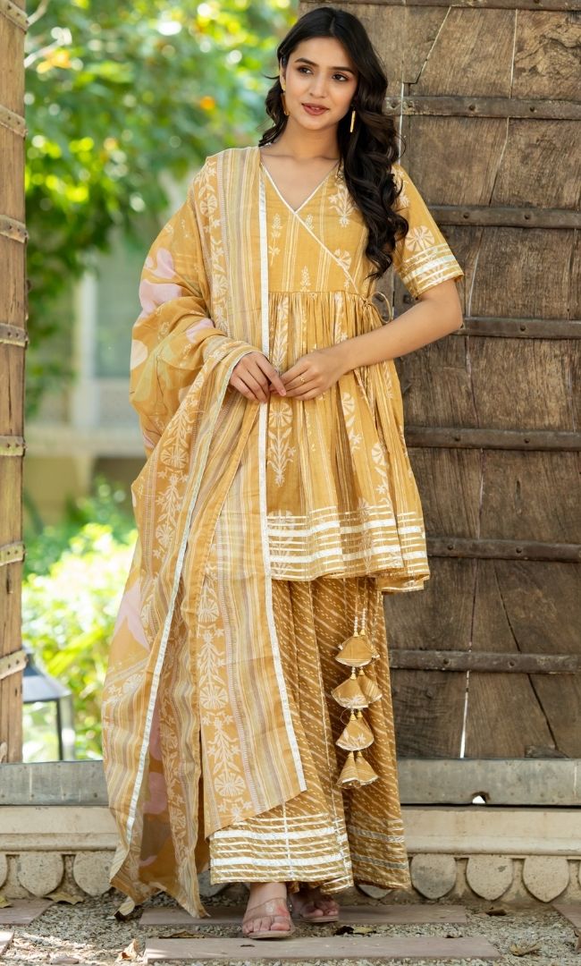 Sunheri Blossom Sharara Set