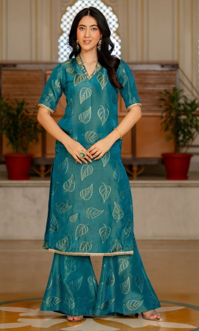 Aavya Firoza Kurta Co-ord Set