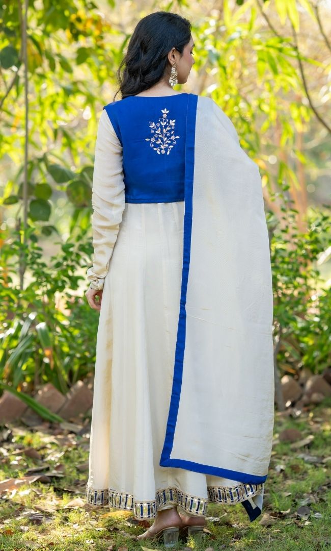 Neel Taskeen Anarkali Set