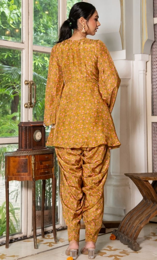 Zest Floral Patiala Set