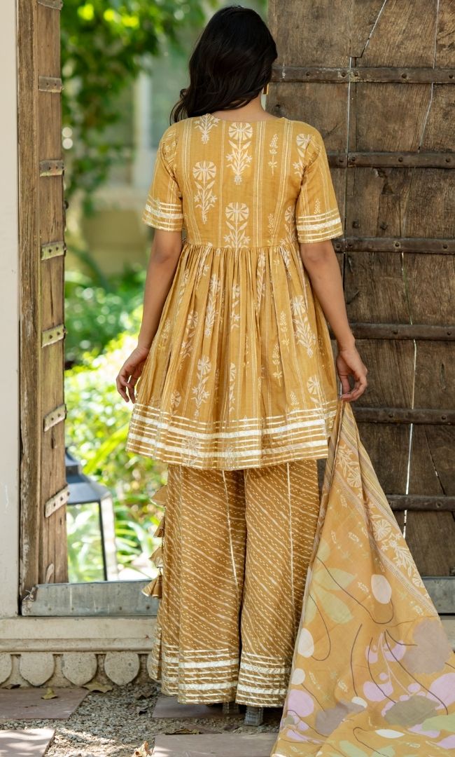Sunheri Blossom Sharara Set