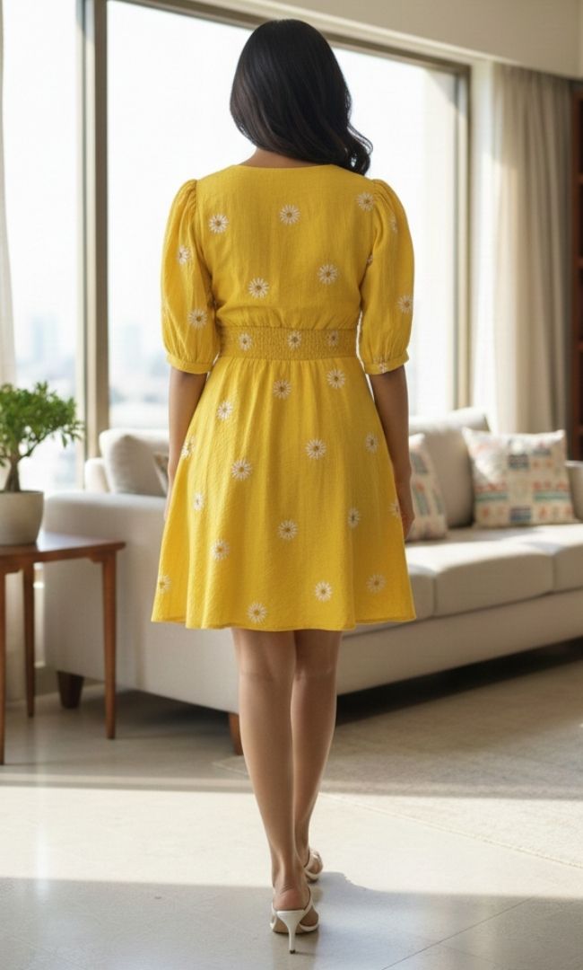 Buttercup Cotton Dress