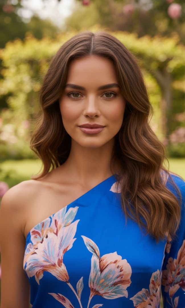 Eden Floral Satin Dress