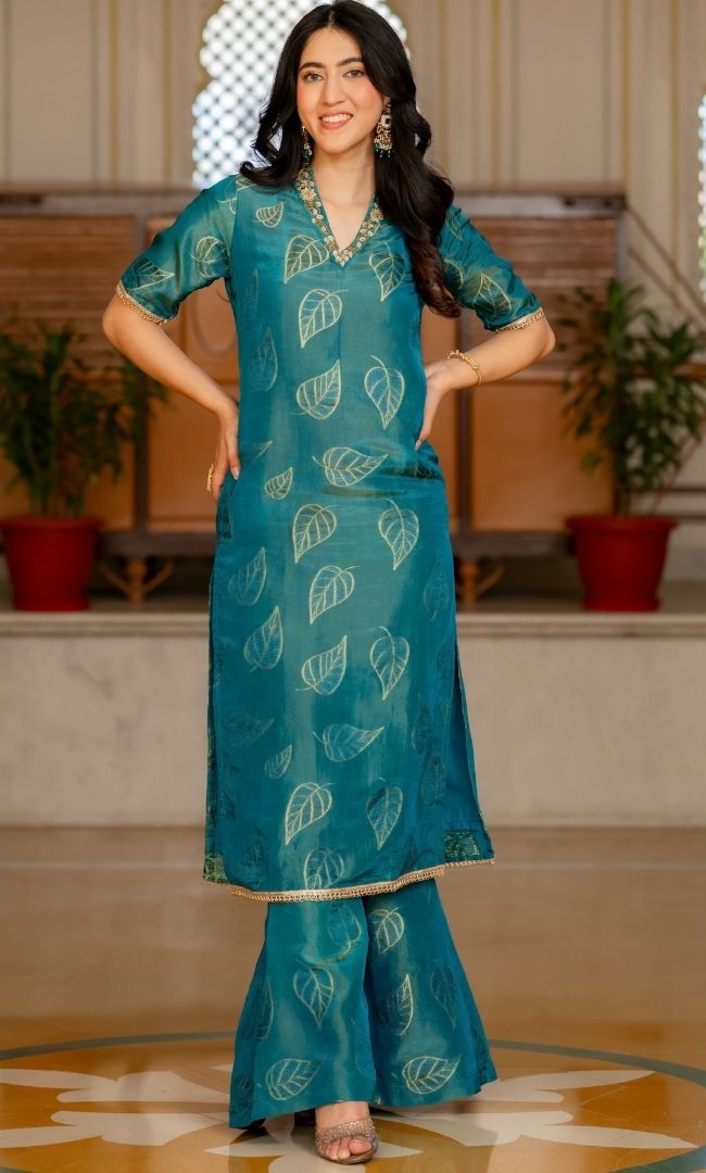 Aavya Firoza Kurta Co-ord Set
