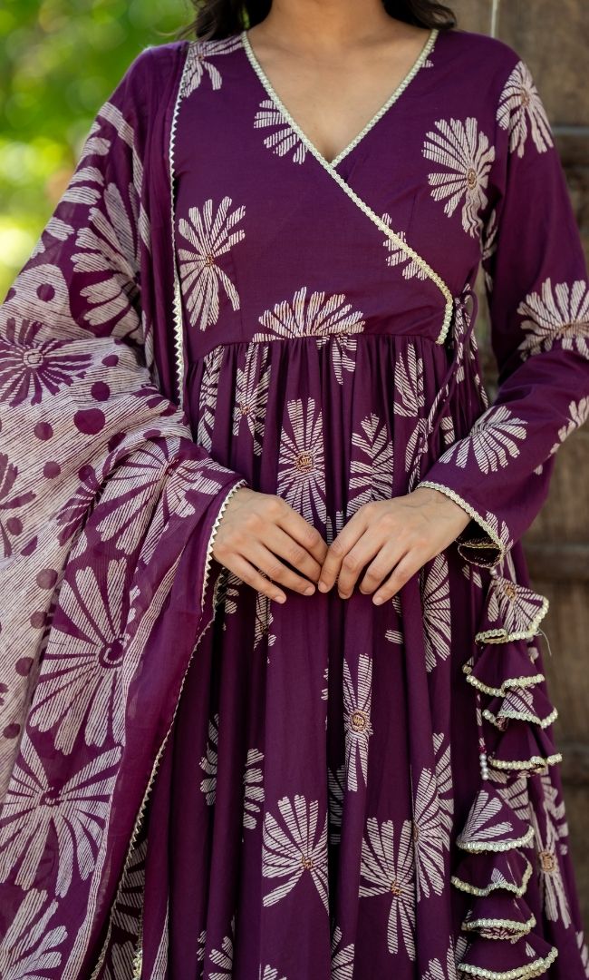 Lazy Daisy Angrakha Set