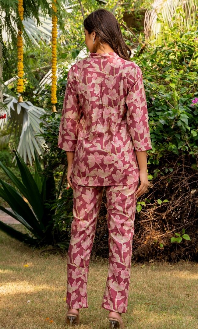 Brick Floral Printed Co-ord Set