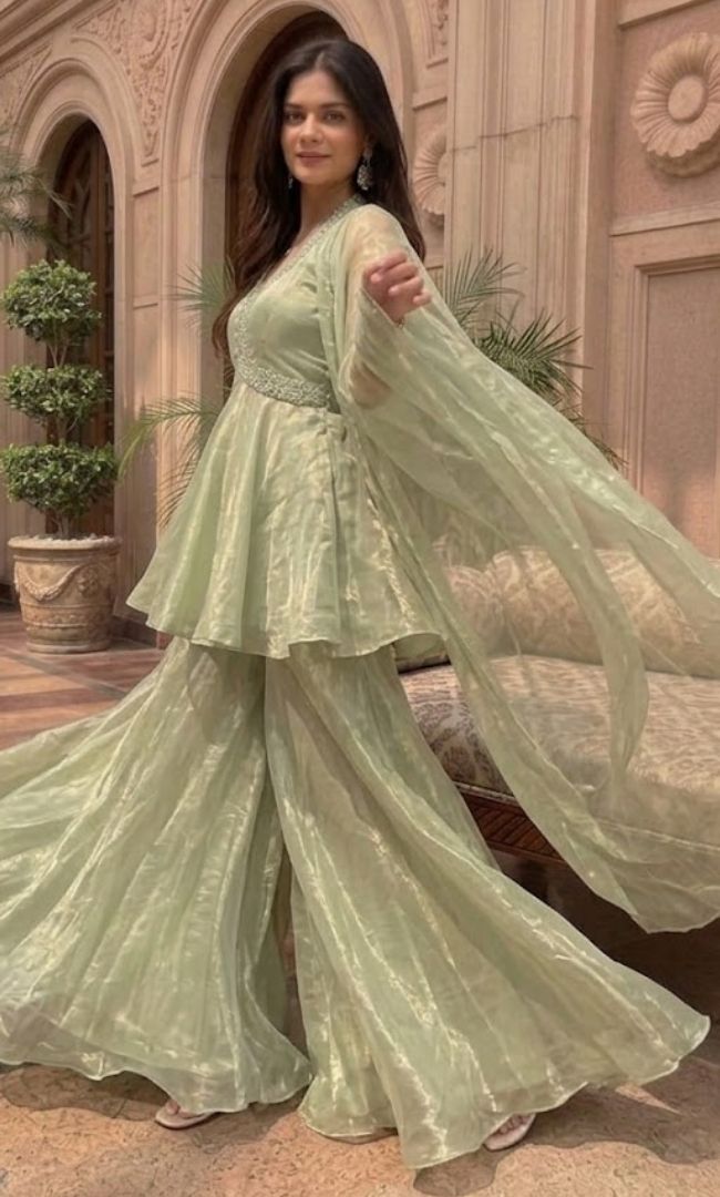 Pistachio Grace Palazzo Set