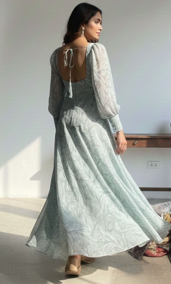 Jade Bloom Princess Dress