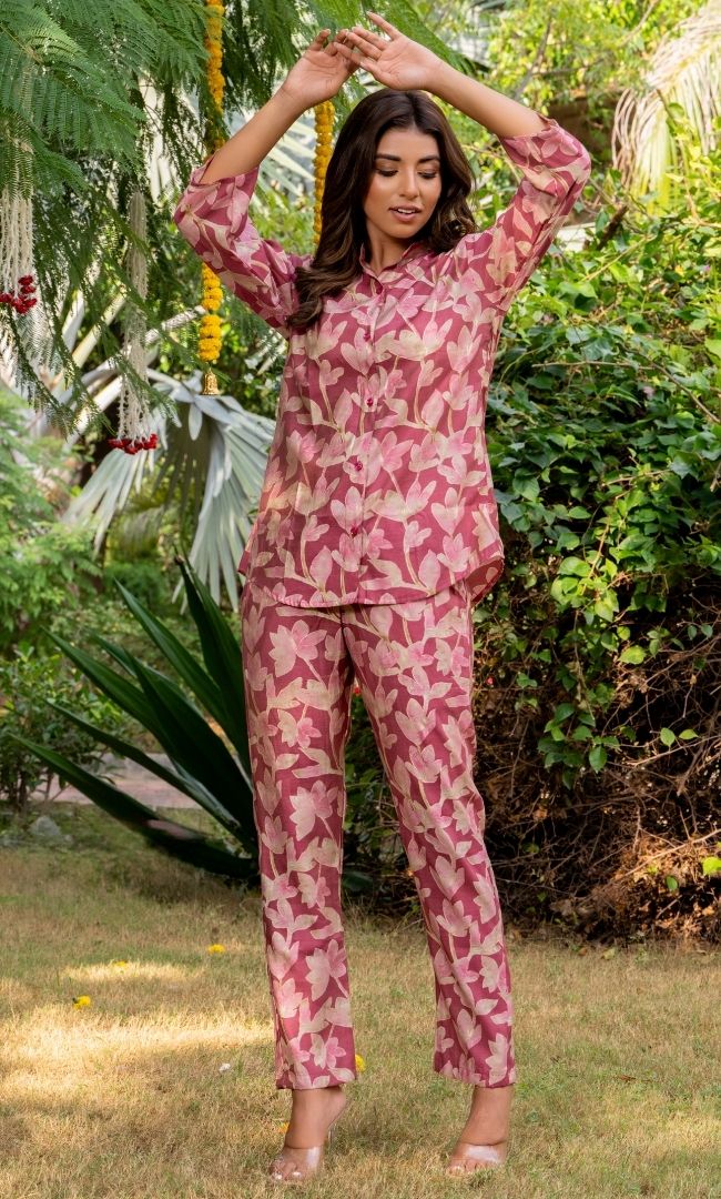 Brick Floral Printed Co-ord Set