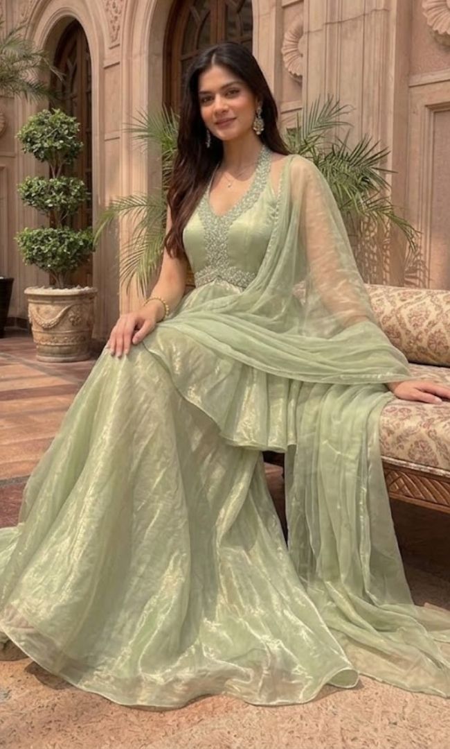 Pistachio Grace Palazzo Set