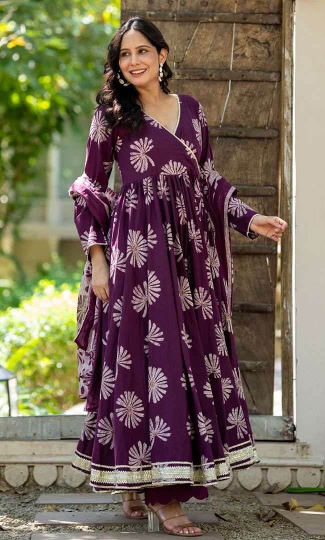 Lazy Daisy Angrakha Set