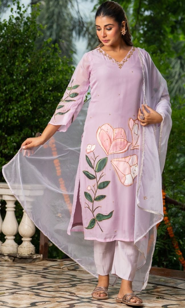 Rosetta Organza Suit Set
