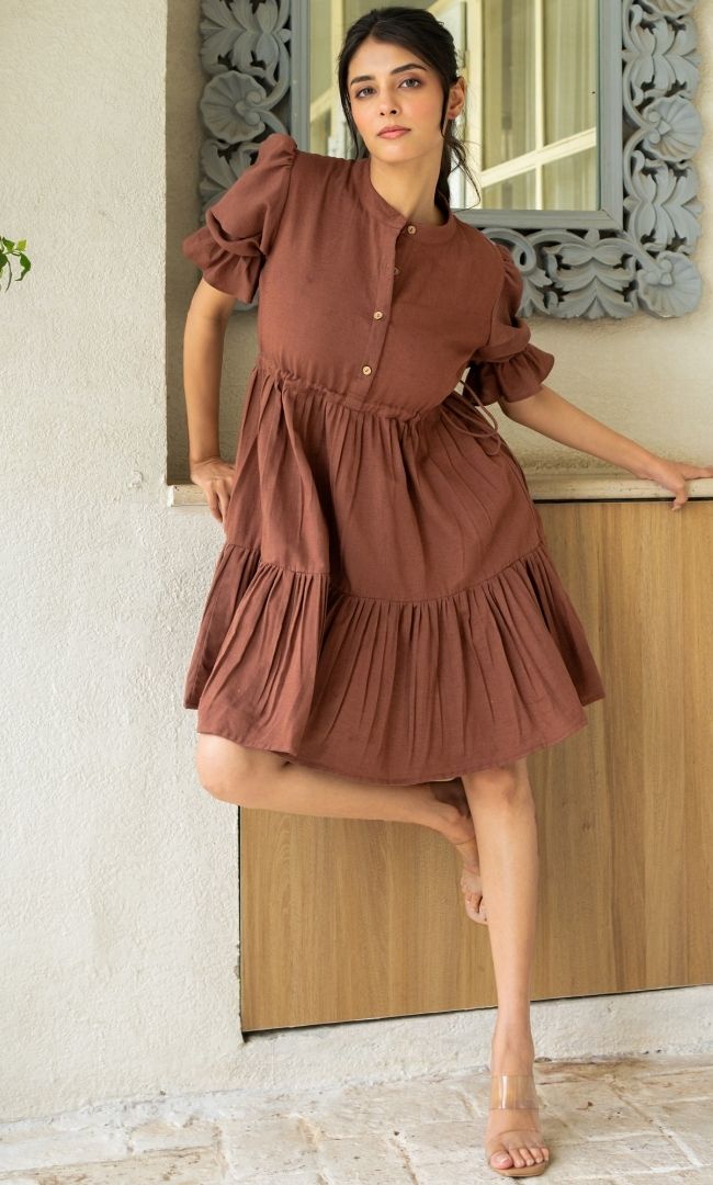 Brownie Mini Dress
