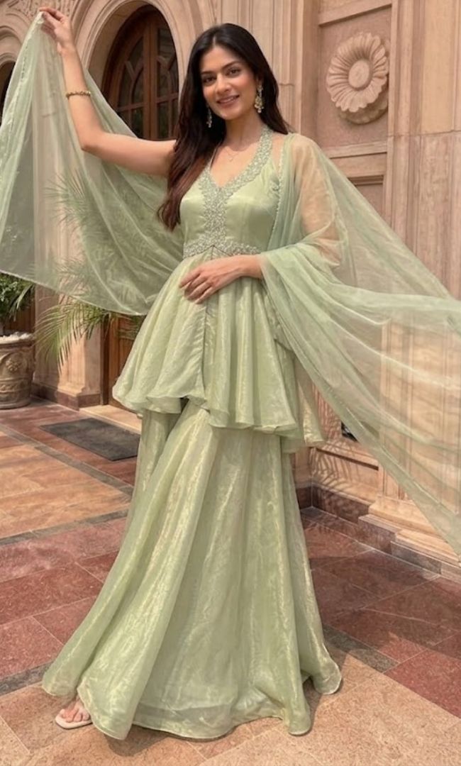 Pistachio Grace Palazzo Set