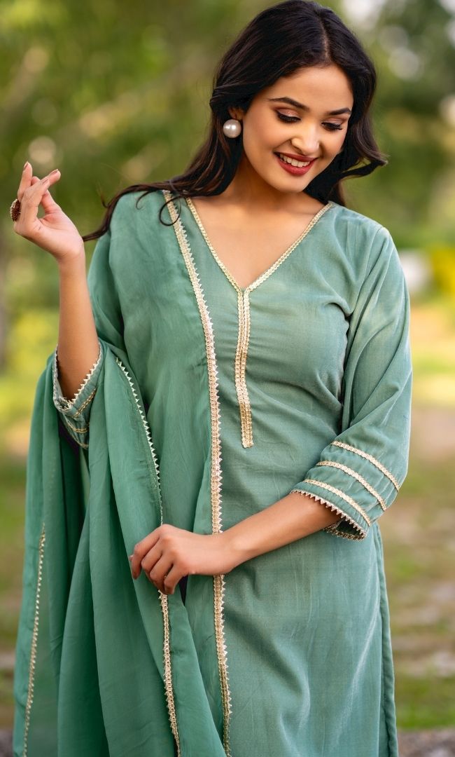 Nile Green Kurta Set