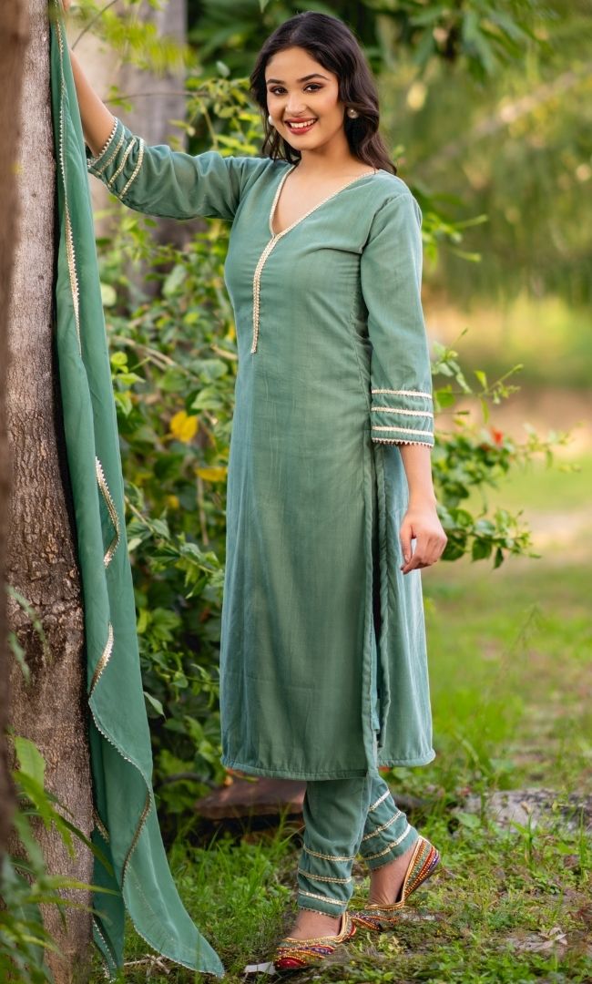Nile Green Kurta Set
