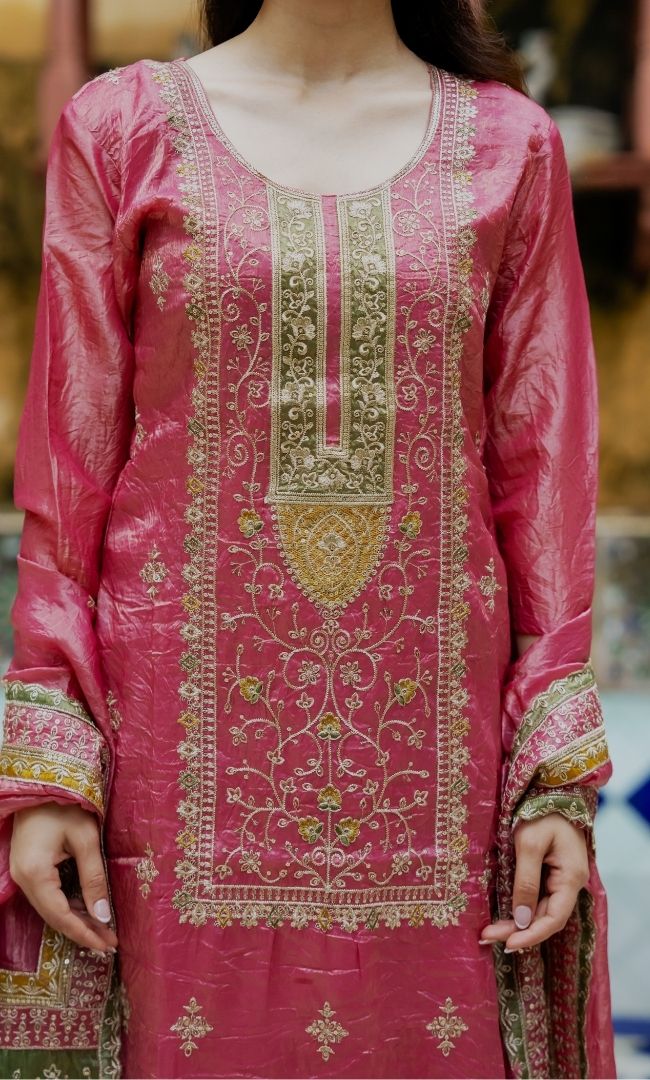 Fiza Pink Suit Set