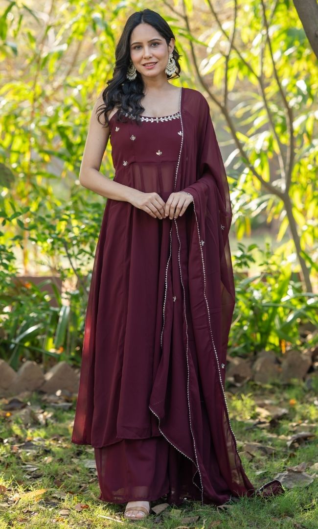 Kaach Butta Anarkali Palazzo Set