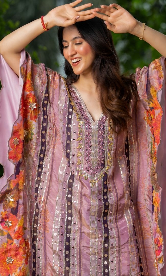 Pari Mahal Kaftan Set