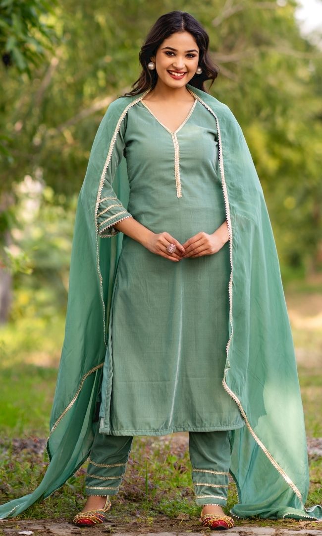 Nile Green Kurta Set