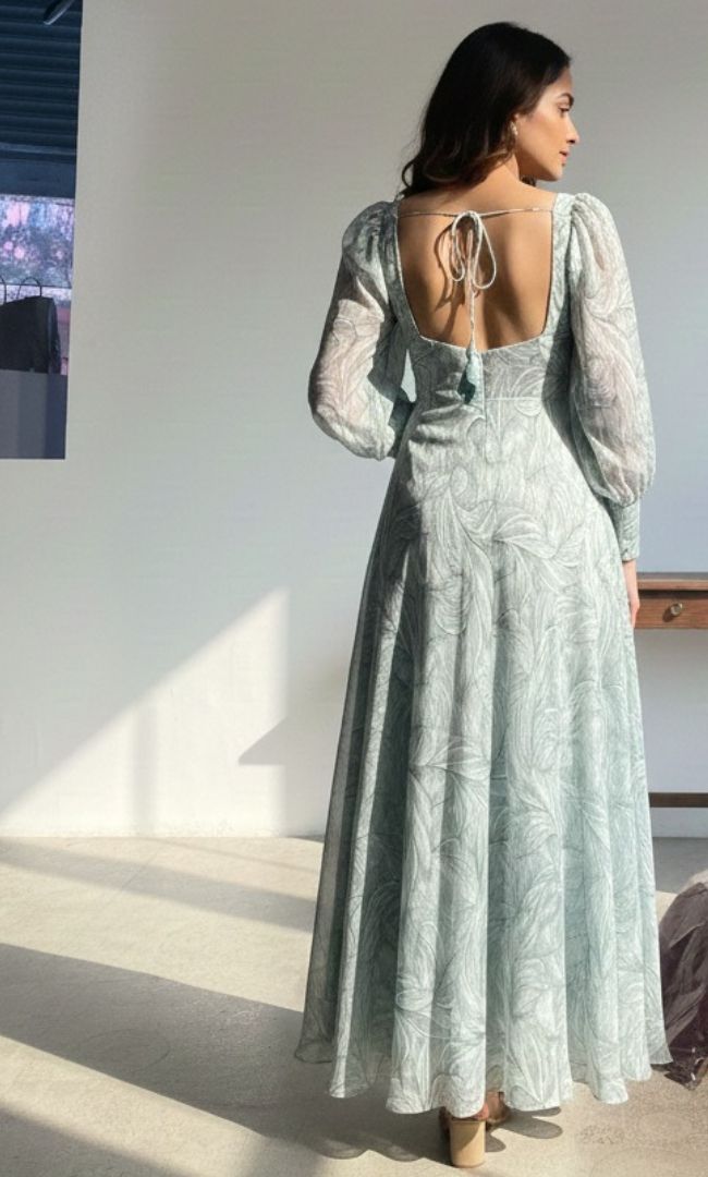 Jade Bloom Princess Dress