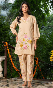 Malaya Beige Co ord Set