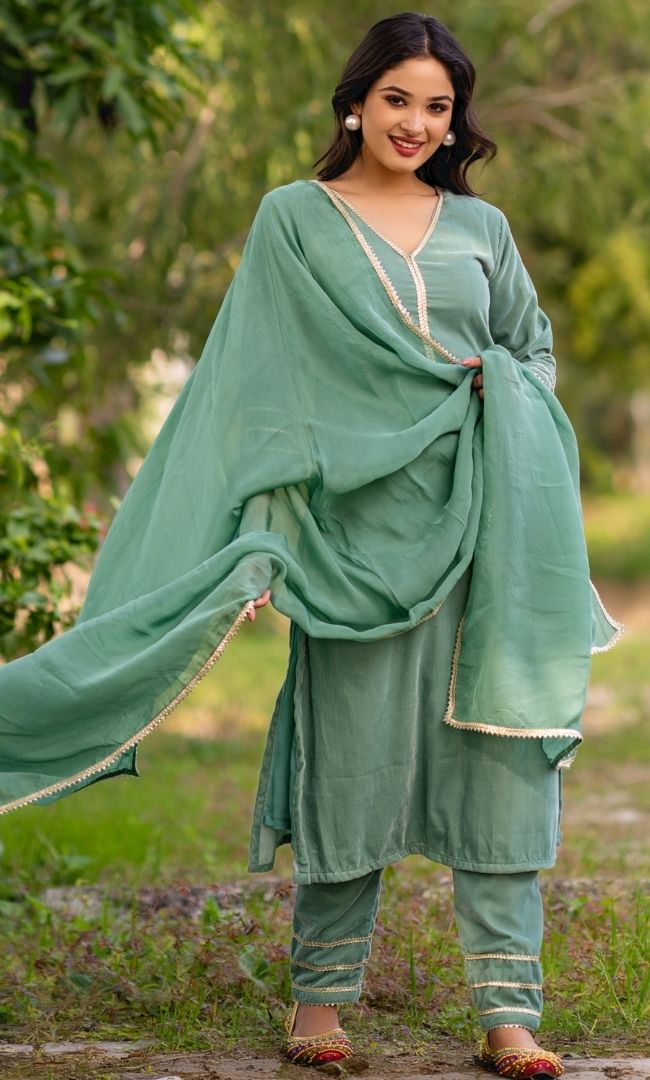 Nile Green Kurta Set