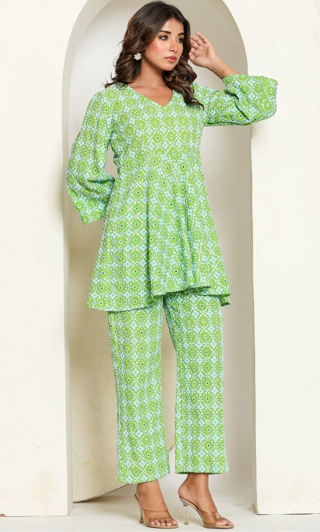 Lawn Green Co-ord Set