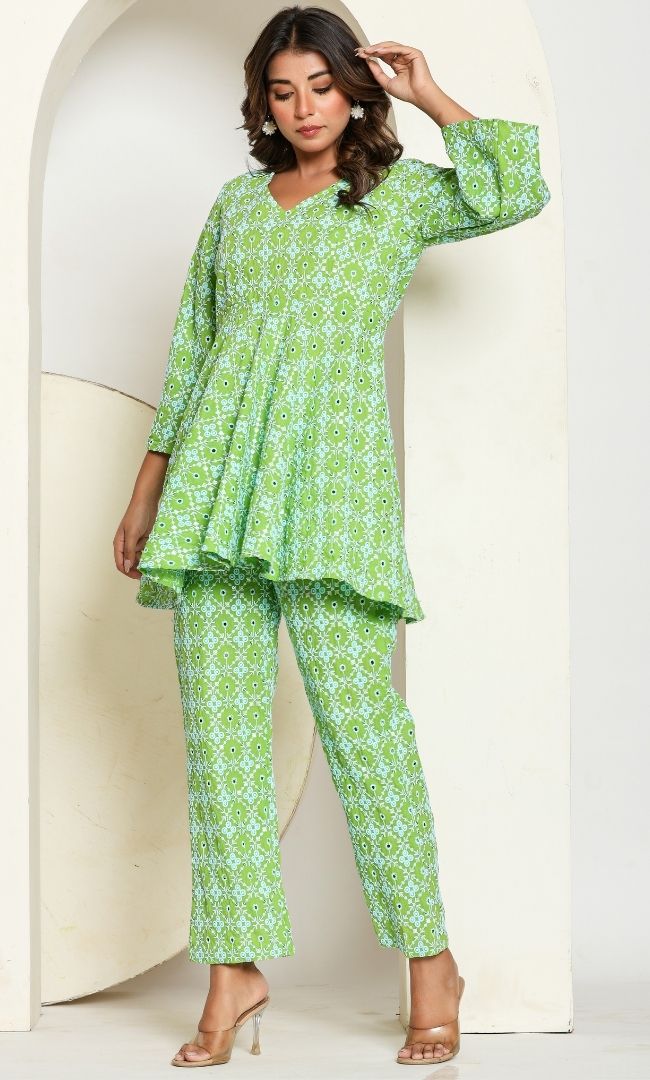 Lawn Green Co-ord Set