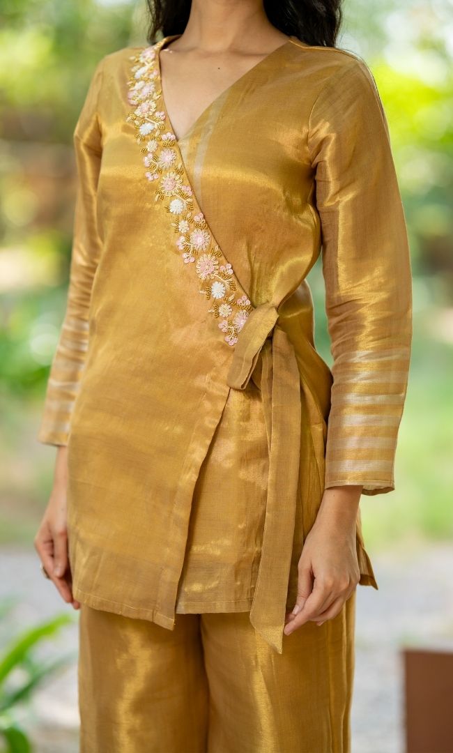 Kanak Tissue Co-ord Set