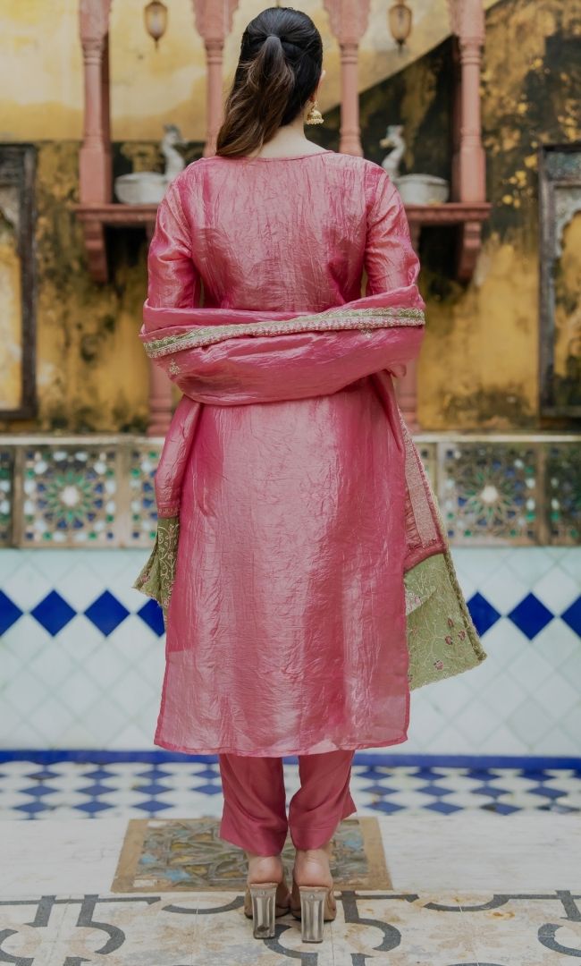 Fiza Pink Suit Set