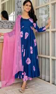 Neel Tara Anarkali Set