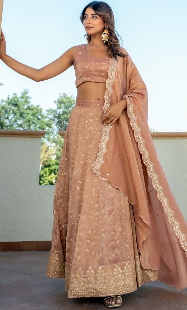 Rahat Zari Lehenga Set