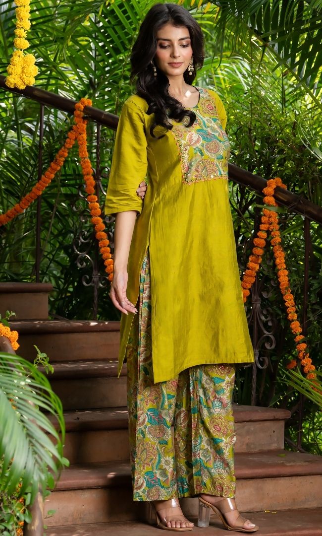 Harit Green Co ord Set