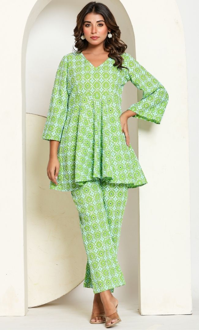 Lawn Green Co-ord Set