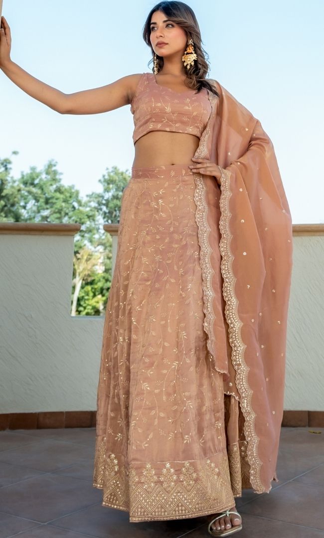 Rahat Zari Lehenga Set